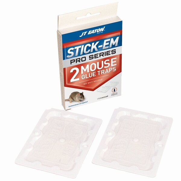 Stick-Em Pro Series Mini Glue Trap For Mice , 2PK